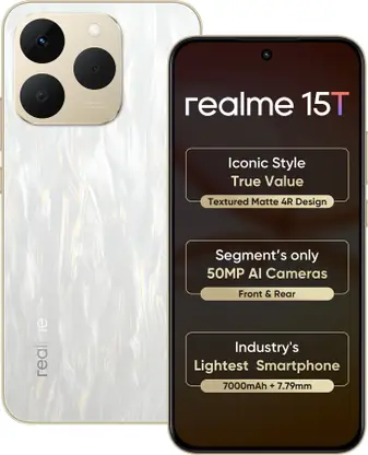 Realme 15T 128GB Flowing Silver - Certified Used Mobile